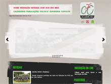 Tablet Screenshot of ciclismosc.com.br